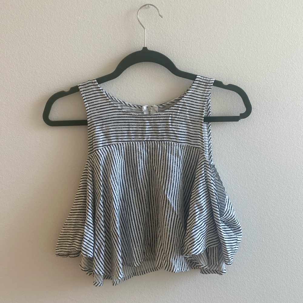 Striped Guess Crop Top